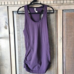 Athleta Speedlight Heather Purple Tank Medium
